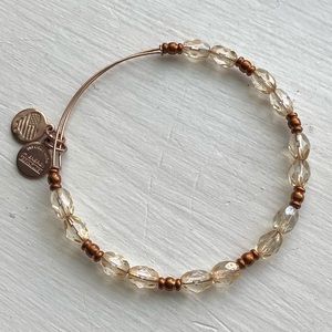 Alex and Ani Rose Gold Bead Bracelet